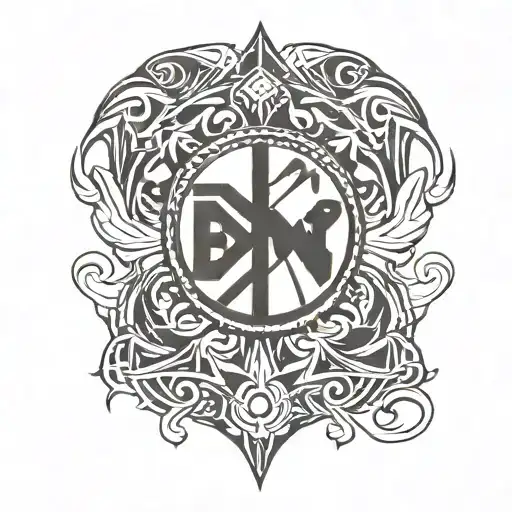 BMW logo tattoo design idea