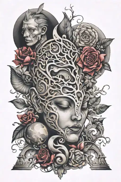 Mind Body Spirit tattoo design idea