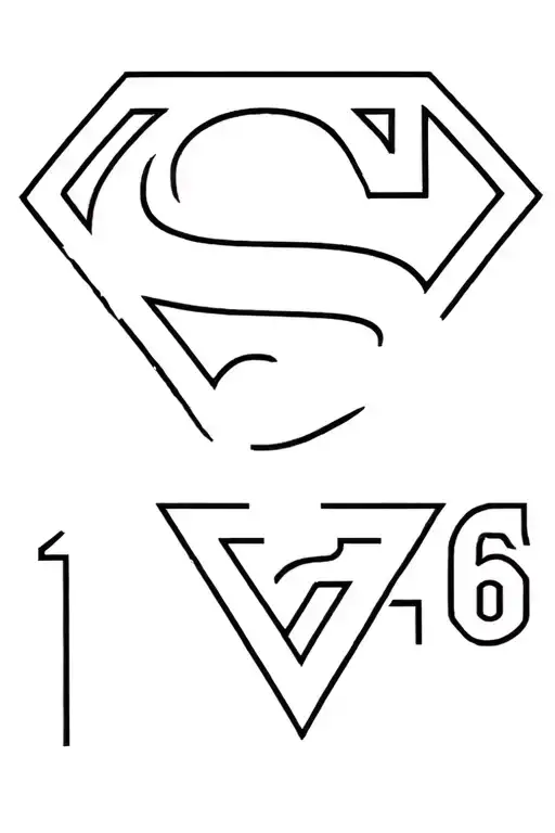 "1976" Superman tattoo design idea