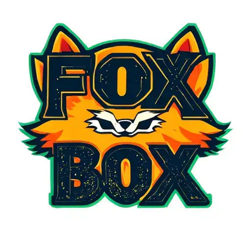 "Fox Box" Military Fox Box logo tattoo design idea