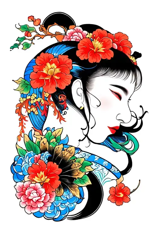 Hawaii tattoo design idea