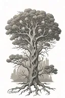 anatomy family tree tattoo design idea