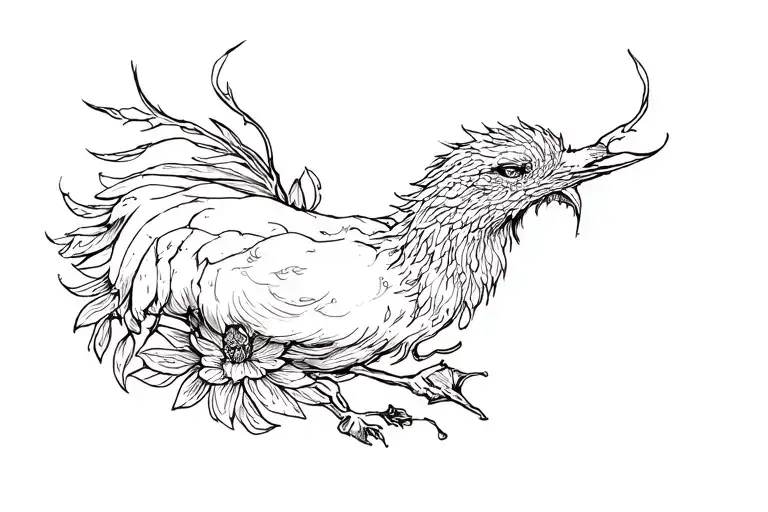 tramp stamp tattoo design idea