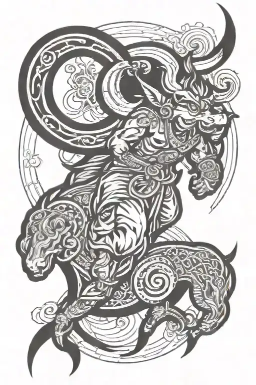 Taurus, sagittarius horoscope father's son goku tattoo design idea