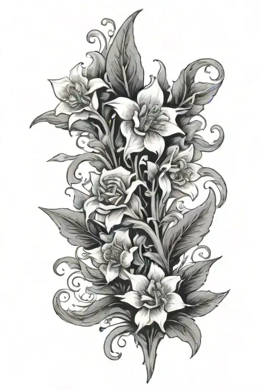 date 1992 surrounded by fleurs-de-lys tattoo design idea