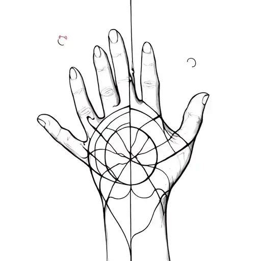 hand tattoo, quantum Consciousness, superpasition, 5th dementinal  tattoo design idea