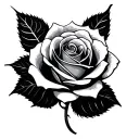 999 rose made tattoo design idea