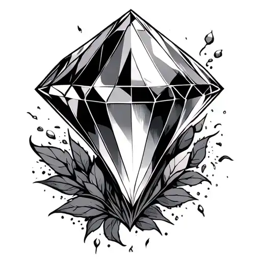 Diamond In The Rough tattoo design idea