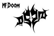 Mf Doom name written tattoo design idea