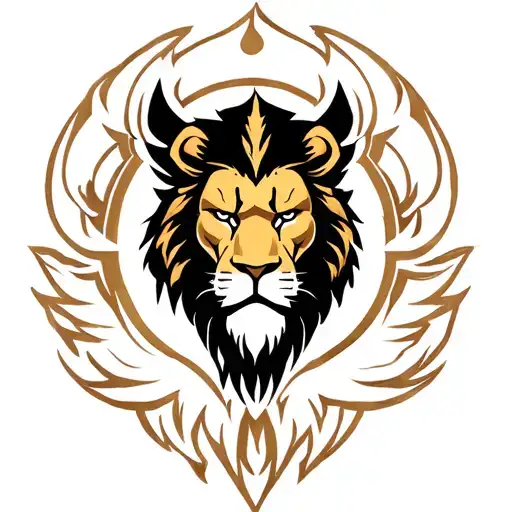 Whitebeard logo combined with Escanor's Lion logo  tattoo design idea