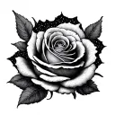 Penelope rose tattoo design idea