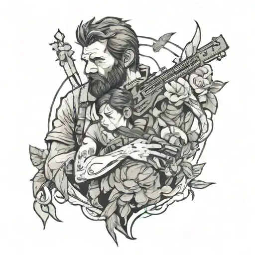 last of us  tattoo design idea