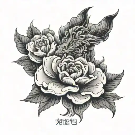 Korean tattoo design idea
