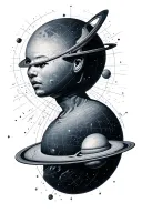 pulsar map, voyager 1 tattoo design idea