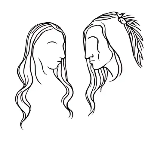 God and family tattoo design idea