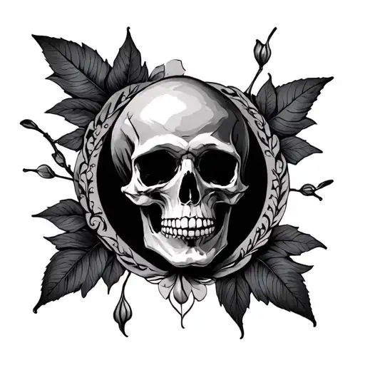 memento Mori Memento Vivere tattoo design idea