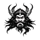 Narasimha Swamy tattoo design idea
