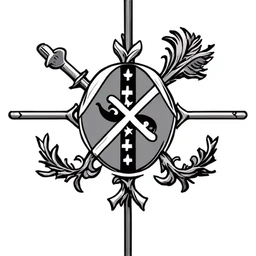 Brittany flag tattoo design idea