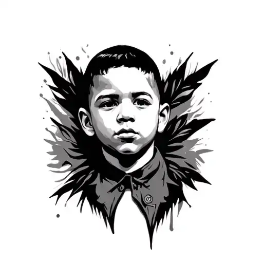 Babyface shotta tattoo design idea