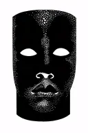 Comedy and tragedy masks tattoo design idea