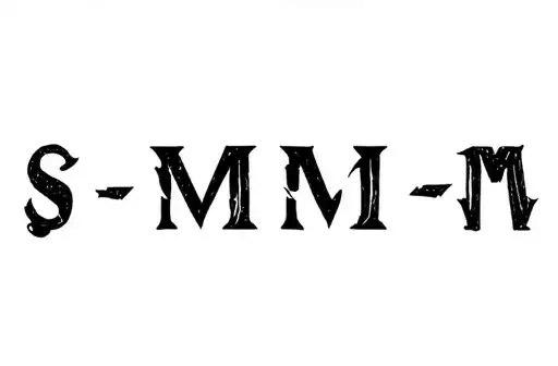 "S-MMII-M" tattoo design idea