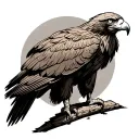 Wedge Tailed Eagle tattoo design idea