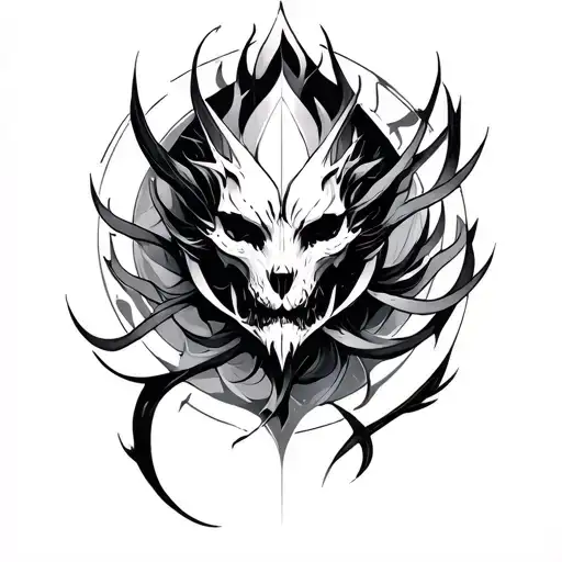 igris solo leveling tattoo design idea