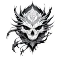 igris solo leveling tattoo design idea