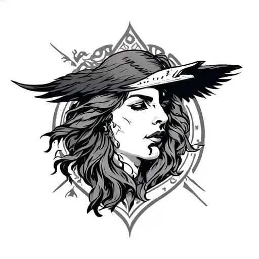 Fortune Favours The Brave tattoo design idea