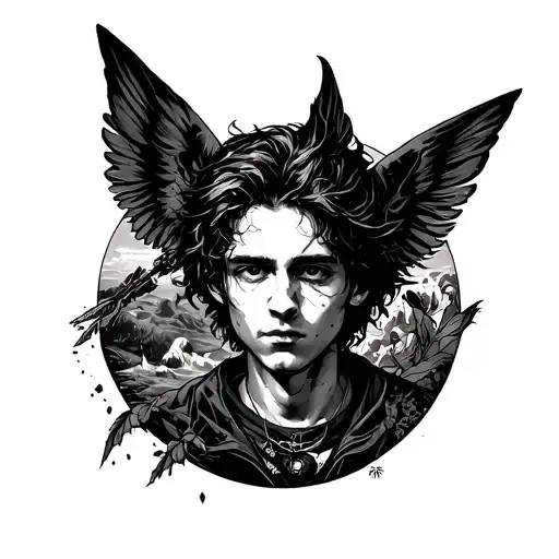 Porter robinson worlds album cover image tattoo design idea