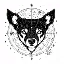 major ursa major constellation tattoo design idea