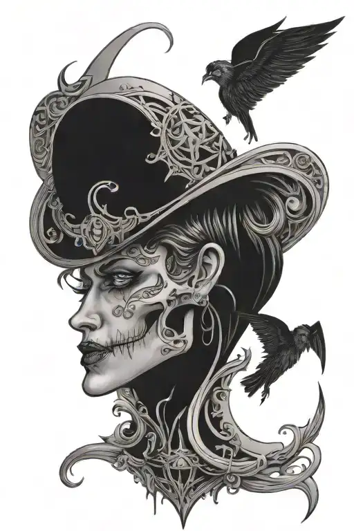 Gothic 90s  tattoo design idea