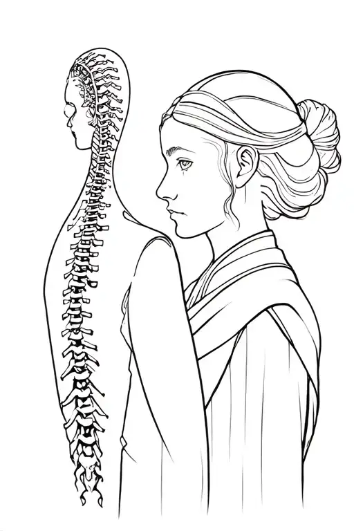 padme and anakin spine tattoo featuring tattoo design idea
