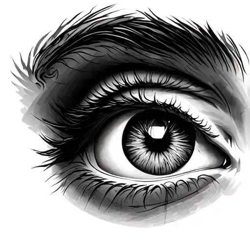 Turkish Eye tattoo design idea