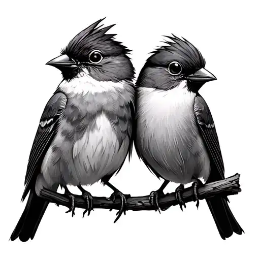 3 Little Birds tattoo design idea