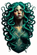 medusa tattoo design idea