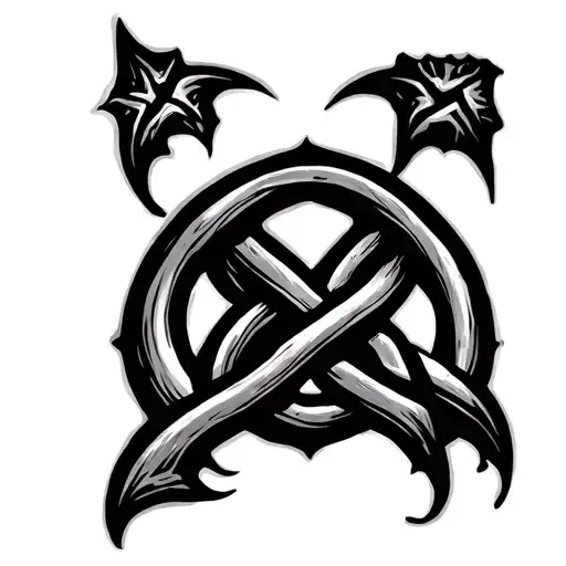 Witches Knot tattoo design idea