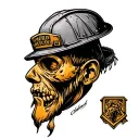 Gold Mining tattoo design idea