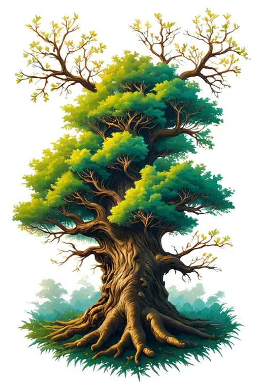 Family Tree With Names Chase, Brendon, Emma, JJ tattoo design idea