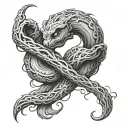 harry potter dark mark tattoo design idea