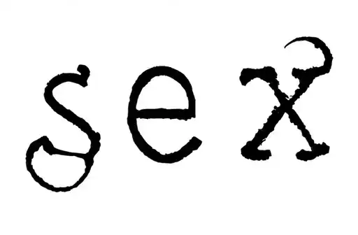 "Sex" tattoo design idea