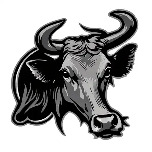 Cattle Brand f tattoo design idea
