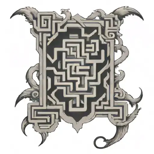 maze tattoo tattoo design idea