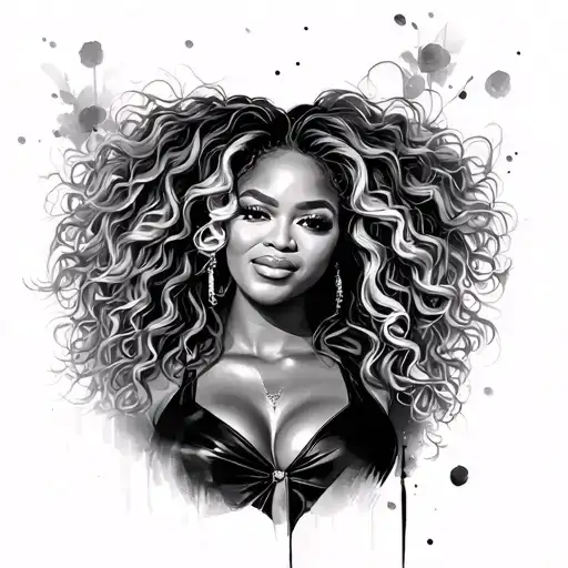 beyonce tattoo design idea