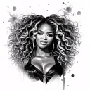 beyonce tattoo design idea