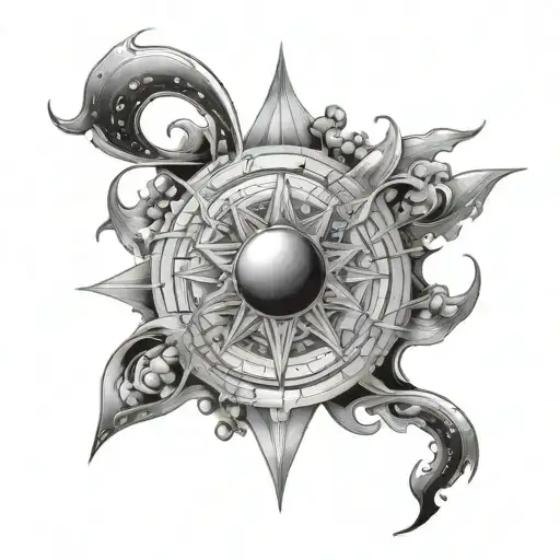 Astral tattoo design idea