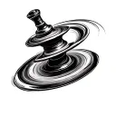 Spinning Top tattoo design idea