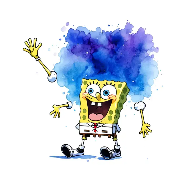 Spongebob tattoo design idea