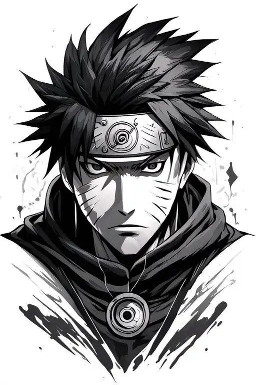 Obito Uchiha tattoo design idea