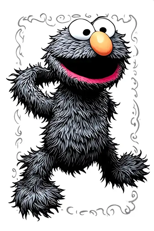 "Elmo" Elmo tattoo design idea